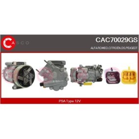 Klimakompressor CAC70064RS von CASCO günstig für 367,22 € online kaufen