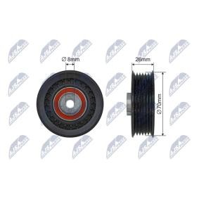 Umlenk- / Führungsrolle, Keilrippenriemen RNK-ME-073 von NTY günstig für 29,87 € online kaufen