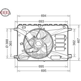 Kühlerlüfter DER10010 von DENSO günstig für 227,10 € online kaufen