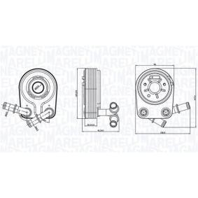 Acquista Radiatore olio motore da MAGNETI MARELLI 350300000100 a buon mercato per soli 36,62 €