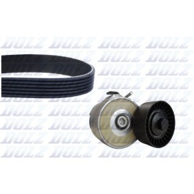 Comprar Juego de correas trapeciales poli V de DOLZ SKD227A a bajo precio de 56,62 €