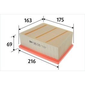 Acquista Filtro aria da VALEO 585579 a buon mercato per soli 10,36 €