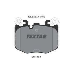 Compre Pastilhas de travão de TEXTAR online para 5 Touring (G61) a preços moderados