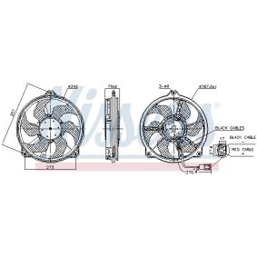 Kühlerlüfter 850073 von NISSENS günstig für 177,83 € online kaufen