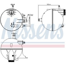 Compre Depósito de água de NISSENS online para SPRINTER CLASSIC 3,5-t Caixa (909) a preços moderados