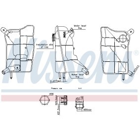 Ausgleichsbehälter 996304 von NISSENS günstig für 32,29 € online kaufen