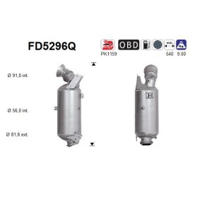 Partikelfilter (DPF) für MERCEDES-BENZ von AS