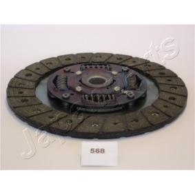 Kupplungsscheibe DF-568 von JAPANPARTS günstig für 120,79 € online kaufen