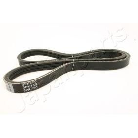 Keilrippenriemen DV-3PK0750 von JAPANPARTS günstig für 50,52 € online kaufen