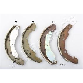 Bremsbackensatz GF-117AF von JAPANPARTS günstig für 27,18 € online kaufen