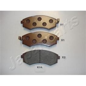 Bremsbeläge für SSANGYONG von JAPANPARTS