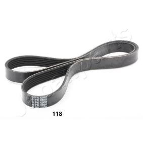 Keilrippenriemen TV-118 von JAPANPARTS günstig für 21,42 € online kaufen
