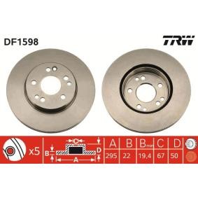 Bremsscheibe DF1598 von TRW günstig für 47,17 € online kaufen