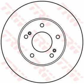 Bremsscheibe für NISSAN von TRW