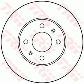 Bremsscheibe für NISSAN von TRW