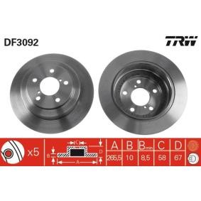 Bremsscheibe DF3092 von TRW günstig für 36,65 € online kaufen