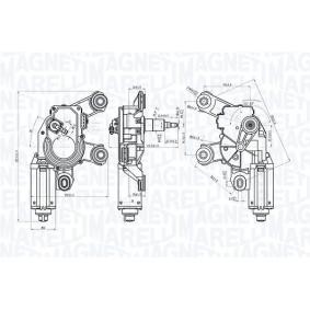 Scheibenwischermotor für AUDI von MAGNETI MARELLI