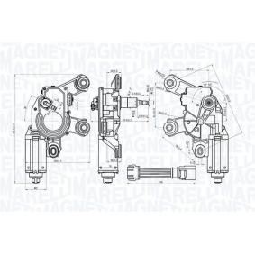 Scheibenwischermotor für AUDI von MAGNETI MARELLI