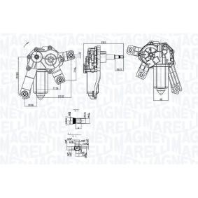 Scheibenwischermotor für PEUGEOT von MAGNETI MARELLI