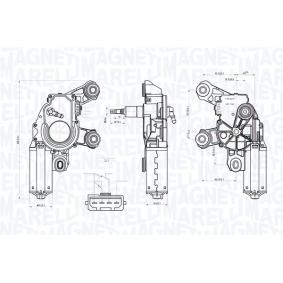 Scheibenwischermotor für SEAT von MAGNETI MARELLI