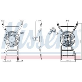 Kühlerlüfter 850089 von NISSENS günstig für 56,31 € online kaufen