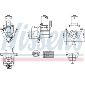 Acquista Valvola EGR da NISSENS 98510 a buon mercato per soli 137,63 €