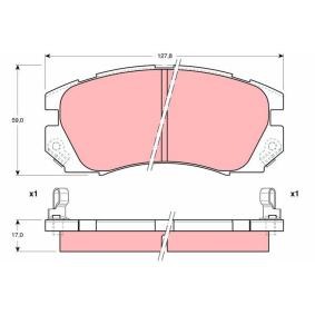 Bremsbeläge GDB1179 von TRW günstig für 33,74 € online kaufen