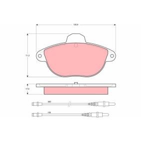 Bremsbeläge GDB1301 von TRW günstig für 33,99 € online kaufen