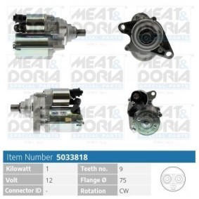 Osta Käynnistysmoottori MEAT & DORIA:llä 5033818 edullisesti hintaan 214,30 €