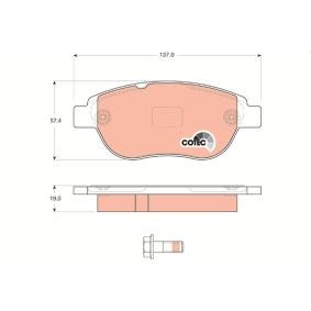 Bremsbeläge GDB1624 von TRW günstig für 35,97 € online kaufen