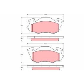 Bremsbeläge für SUBARU von TRW