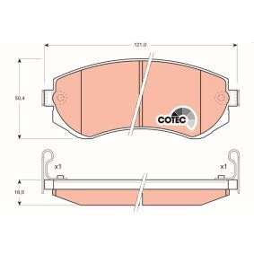 Bremsbeläge GDB3208 von TRW günstig für 29,45 € online kaufen