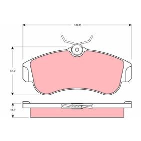 Bremsbeläge GDB3271 von TRW günstig für 32,27 € online kaufen