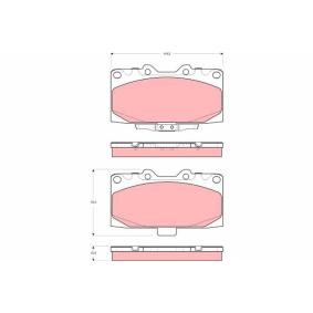 Bremsbeläge GDB3307 von TRW günstig für 46,45 € online kaufen