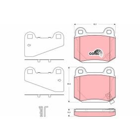 Bremsbeläge GDB3350 von TRW günstig für 35,07 € online kaufen