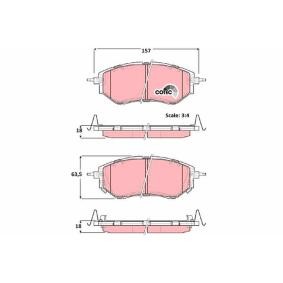 Bremsbeläge GDB3372 von TRW günstig für 46,54 € online kaufen
