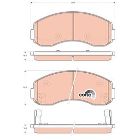 Compre Pastilhas de travão de TRW online para K2700 (K62W) a preços moderados