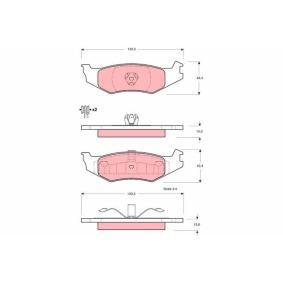 Achetez des Plaquettes de frein TRW GDB4012 à prix pour 34,29 €
