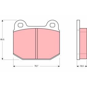 Acquista Kit pastiglie freni da TRW GDB611 a buon mercato per soli 22,72 €