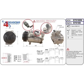Klimakompressor 970169N von AHE günstig für 483,48 € online kaufen