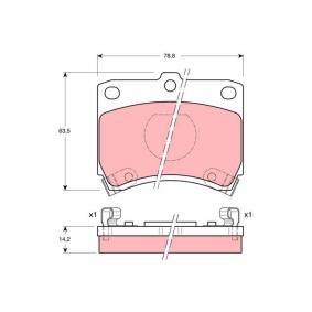 Compre Pastilhas de travão de TRW online para Pride II Sedan a preços moderados