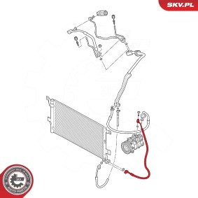 Compre Conduta de alta / baixa pressão, ar condicionado da ESEN SKV 43SKV573 a um preço baixo por 65,33 €