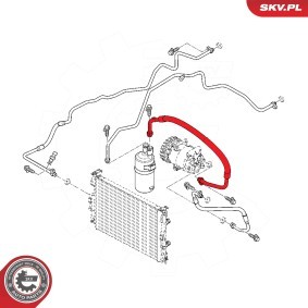Acquista Condotto d. bassa / alta pressione, Climatizzatore da ESEN SKV 54SKV690 a buon mercato per soli 41,18 €