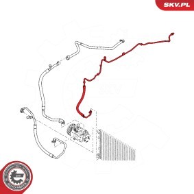 Hochdruck- / Niederdruckleitung, Klimaanlage 54SKV693 von ESEN SKV günstig für 58,43 € online kaufen