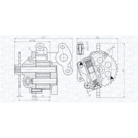 Compre Bomba de óleo da MAGNETI MARELLI 351516000160 a um preço baixo por 112,82 €