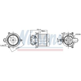 Innenraumgebläse für HYUNDAI von NISSENS