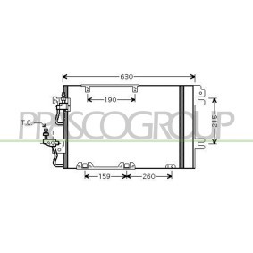 Compre Condensador, ar condicionado da PRASCO PR506C001 a um preço baixo por 70,71 €