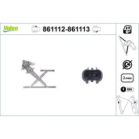 Acquista Alzacristallo da VALEO 861112 a buon mercato per soli 53,66 €