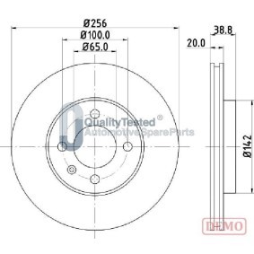 Bremsscheibe DI0935JM von JAPANPARTS günstig für 107,98 € online kaufen