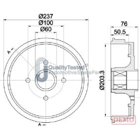 Bremstrommel TA0700JM von JAPANPARTS günstig für 246,43 € online kaufen